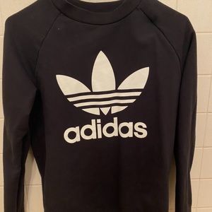 Black adidas crew neck